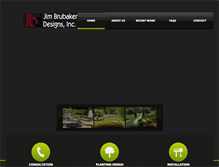 Tablet Screenshot of jimbrubakerdesigns.com